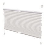 Plisuota žaliuzė GARDINIA Thermo Verona, 90 x 150 cm, spl. balta, 1900