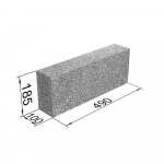 Blokeliai keramzitiniai FIBO 3MPa, matmenys 100 x 185 x 490 mm, 1001249