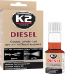 Automobilinis valiklis K2 Diesel, purk&scaron;tukų ir kuro sistemai, 50 ml