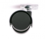 Ratukas su plok&scaron;tele AMIG F1-50, juodas, su stabdžiu