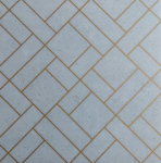 Klijuojamos lubų/sienų plok&scaron;tės NOVELLY HOME Glamour, Nr. 2- 41-Z, spl. betono/aukso, 500x500 mm., 2