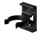 Grindjuostės tvirtinimo gnybtas HETTICH, juoda spl., d-25 mm, 2 vnt., 12819