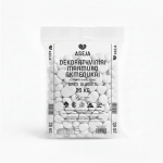 Dekoratyviniai marmuro akmenukai ASEJA, balti, gludinti, 15-25 mm, 20, kg, AS-DMA-15/25