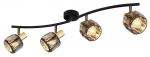 Kryptinis &scaron;viestuvas GLOBO Iniana, E14, 4 x 40W, 230V, aukso sp., 700x315x180 mm