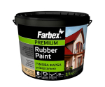 Gumos pagrindo dažai FARBEX Farba Gumova, 3,5 kg, grafitas