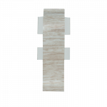 Grindjuostės sujungimas KORNER Optima Nr.M-303, spl. rie&scaron;utas "Girona", 2 vnt.