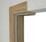 Laminuota durų stakta VOSTER reguliuojama jungiama 90 laips., su apvadais, komplektas be užlaidos, k