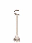 Laikiklis karnizui  STOL-KAR ATVIRAS, D-16mm, L-19cm, viengubas, metalinis, matinio chromo sp.
