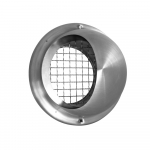 Ventiliacijos grotelės ALNOR USLA-100, nerūdijantis plienas, 100 mm