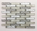Stiklo mozaika MONA MOSAICS Td2609, 300 x 335 x 8 mm, 11 vnt./dėž., spl. smėlinis marmuras/blizgi ru