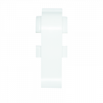 Grindjuostės sujungimas KORNER Optima Nr.M-219, spl. balta, 2 vnt.