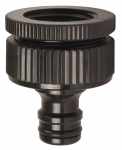 Jungtis čiaupui HERVIN GARDEN+ HG-92252, tinka 3/4&rdquo; - 1&rdquo; čiaupams, naudojama su greita jungtimi grei