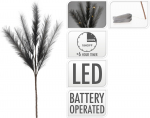 &Scaron;viečianti Kalėdinė dekoracija &Scaron;akelė, su LED, juodos sp., 90 cm