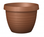 Plastikinis lauko vazonas SCHEURICH TERRACOTTA (270/30), molio sp., skersmuo 30 cm.