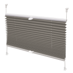 Plisuota žaliuzė GARDINIA Thermo Verona, 72,5 x 150 cm, spl. pilka, 1901