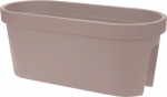Plastikinis lauko lovelis, kreminės sp., 59 x 25 cm