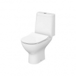 Klozetas CERSANIT CAMI PRO OVAL, pastatomas, horizontalus nubėgimas 2/4L, apatinis įvadas, su sukūri