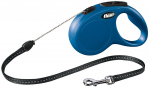 Pavadėlis FLEXI Classic, S, max 12kg 5m virvelinis mėlynos spalvos MR