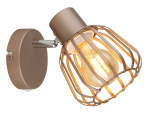 Kryptinis &scaron;viestuvas GLOBO Olin, E27, 1 x 40W, 230V, kavos sp., 125x150x160 mm