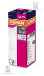 LED lempa OSRAM Value, 4,9W (=40W), E14 B40 žvakė, 220-240V, 4000K, 470 lm, matinė, 15.000 val.