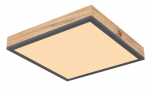 Lubinis LED &scaron;viestuvas GLOBO Doro, 12W, 230V, 1200 lm, 3000K, MDF medžio i&scaron;vaizda, rėmas ažuolo, ali