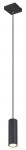 Pakabinamas &scaron;viestuvas GLOBO Robby, GU10, 1 x 35W, 230V, 1,2 m ilgio laidas, metalinis, matinės juod