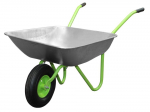 Sodo karutis HERVIN GARDEN LUT60, talpa 60 l, apkrova iki 80 kg, pripučiamas ratas 3,50" x 6", žalia
