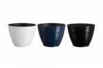 Plastikinis lauko vazonas 4Living Millie, mėlynos sp., 30,5 x 30,5 x 23 cm.