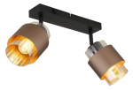 Kryptinis &scaron;viestuvas GLOBO Milley, E27, 1 x 40W, 230V, matinės bronzos spalvos, 385 x 100 x 125 mm,