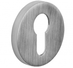 Durų apyraktė INOVO SLIM 17, PZ cilindrui, matinės chromo spalvos, apvalus