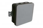 Paskirstymo dėžutė LIREGUS Hmd-3, pavir&scaron;inė, 84 x 84 x 37 mm, IP54, 400V, pilka, DIN EN 60670