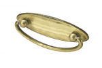 Baldų rankenėlė antik HETTICH, dengta žalvariu HS64mm, 9157279