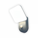 Lauko sieninis LED &scaron;viestuvas SALTA Saga Sens, su mikrobangu judesio jutikliu, LED 12W, 3000 K, 1080