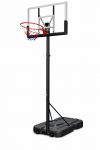 Krep&scaron;inio stovas M026, plienas, polikarbonatas, PE, juodos spalvos, d-45 cm, auk&scaron;tis: 230-305 cm, le