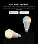 I&scaron;manioji LED lempa SONOFF B05-Bl-A60, 9W, E27, A60, 220-240V, 806 lm, RGB keičia spalvas, Wi-Fi, va