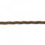 Instaliacinis kabelis ELECTRALINE, tekstilinis, 3*0,75, aukso spalvos, 31202