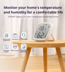 Belaidis ZigBee temperatūros ir drėgmės sensorius SONOFF, Snzb-02D