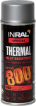 Aerozoliniai dažai INRAL Thermal, 400 ml, atsparūs kar&scaron;čiui, aliuminio, RAL9006
