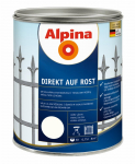 Antikoroziniai dažai ALPINA Direkt Auf Rost, dramblio kaulo spalvos, tiesiai ant rūdžių, 0,75 l