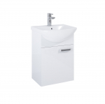 Vonios spintelės komplektas ELITA Set Nika 45, 62 x 45,4 x 44,3 cm, apatinė, pastatoma, su praustuvu