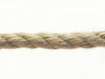Daugiapluo&scaron;tė virvė POSAMO VAUKA, 6mm &times; 20m, susukta, tamsiai rudos spalvos