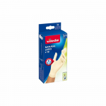 Vienkartinės pir&scaron;tinės VILEDA Natural, lateksinės, 10 vnt., dydis S/M