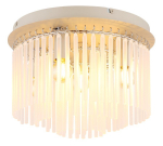 Pakabinamas &scaron;viestuvas GLOBO Gorley, E14, 5 x 40W, 230V, matinės smėlio spalvos, 320 x 320 x 230 mm,
