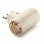 &Scaron;akotuvas SOLERA 1302, 2 lizdų, su įžeminimu, keramikinė apsauga, 16A 250V, 3600W