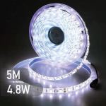 &Scaron;viesos diodų juosta SPECTOR LIGHT 17501, LED 5m, 4,8W/m, IP20, 6500K, 12V, 60 LED/m, 520lm/m, SMD28
