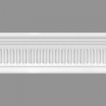Lubų/sienų apdailos juostelė NOVELLY HOME M8, spl. balta, 50x90x2000 mm, 4vnt