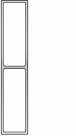 Stačiakampis lyginimo lotas BMI, 150 cm, 689150RL