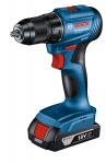 Akumuliatorinis suktuvas BOSCH Professional GSR, 18V-45, 2x3,0 Ah, sukimo momentas 21-45 Nm, 13 mm g