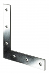 Plok&scaron;čias tvirtinimo kampas HETTICH, 120x120x22mm, cinkuotas, 9100622
