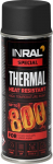Aerozoliniai dažai INRAL Thermal, 400 ml, atsparūs kar&scaron;čiui, juodi, RAL9011